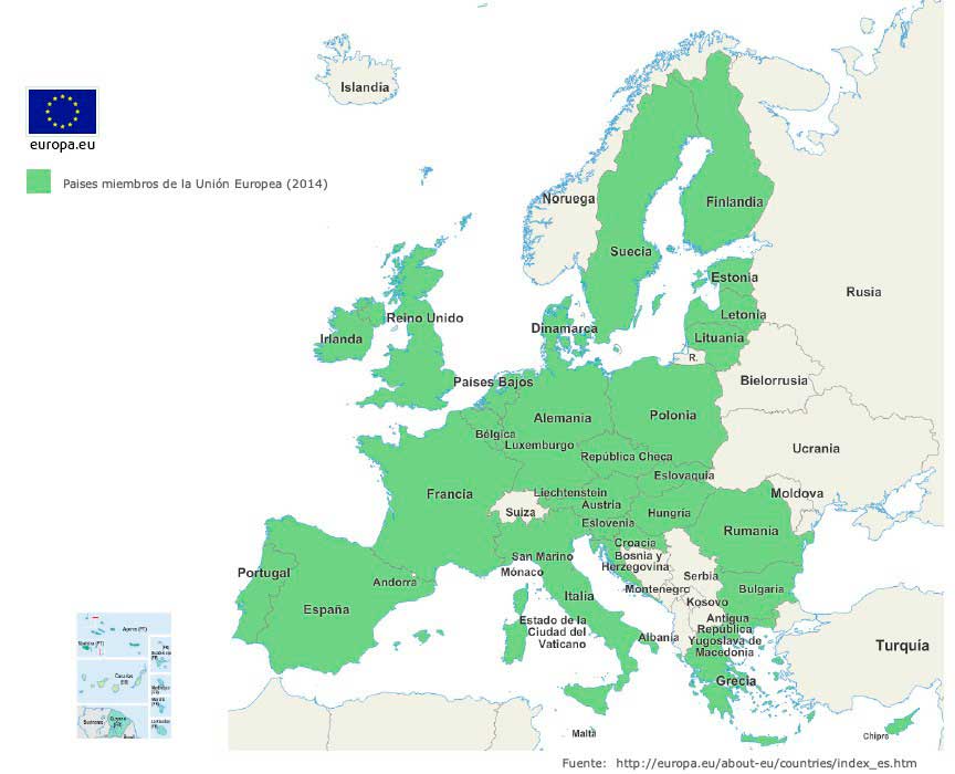 Estados miembro de la Unión Europea 2014
