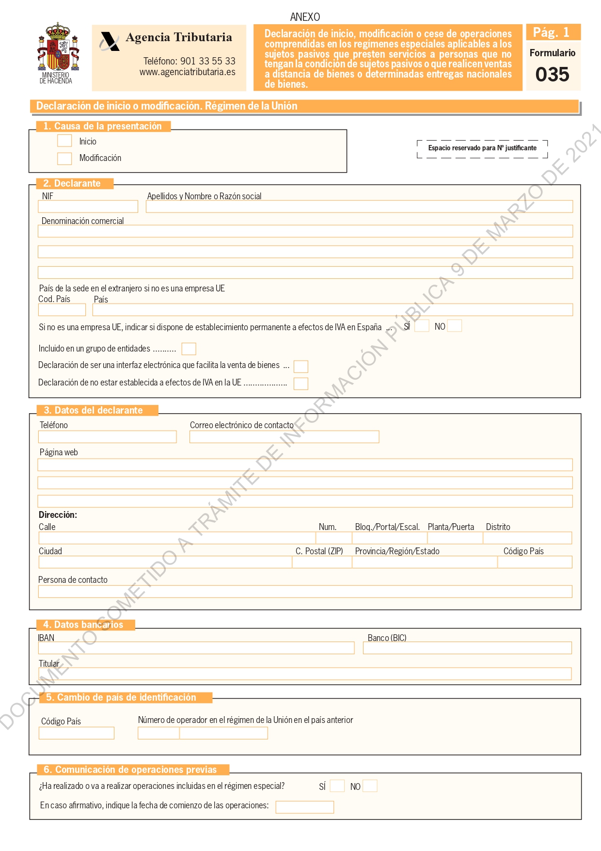Modelo 035 en PDF