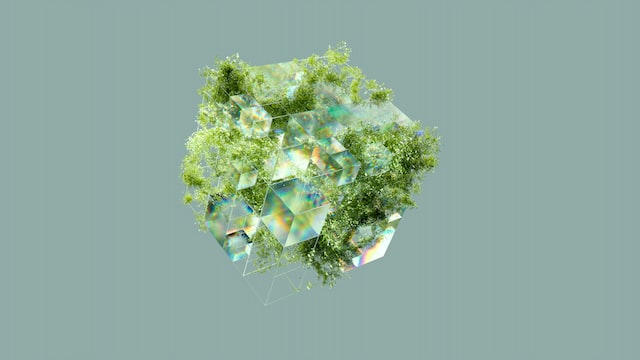 imagen abstracta creada por una inteligencia artificial