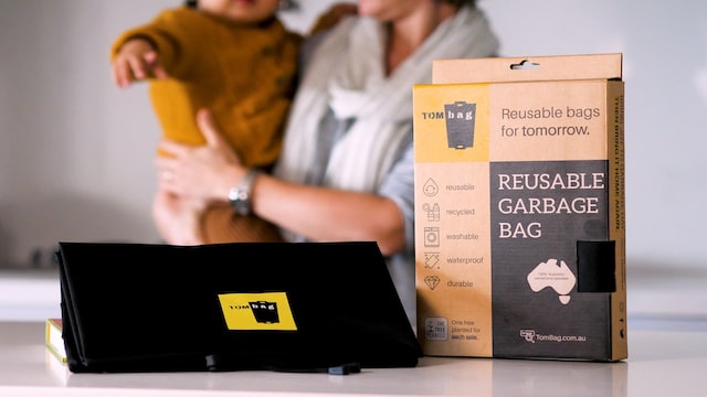 bolsa de basura reutilizable
