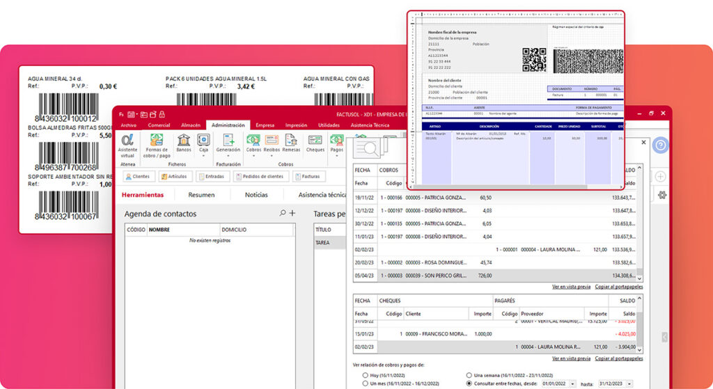 dashboard de Factusol