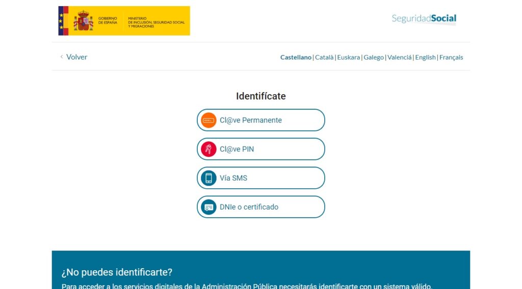 Paso 2: introduce tus credenciales