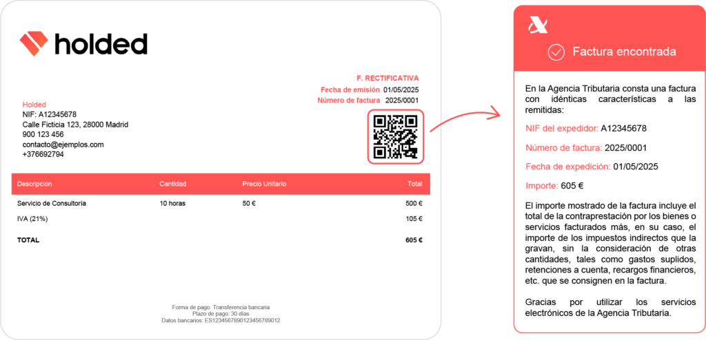 Código QR factura