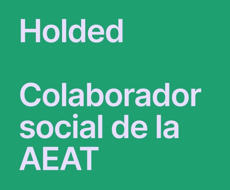 Holded, colaborador social de la AEAT